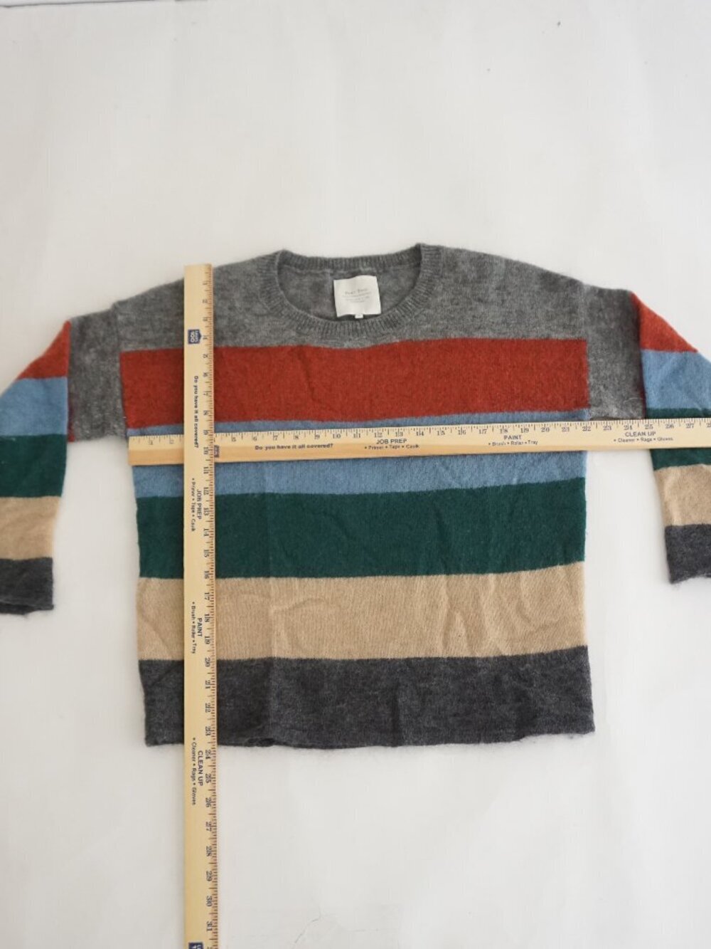 Part Two Multi-colour Stripe Crewneck 35% wool 33% Mohair Sweater Colorblock M